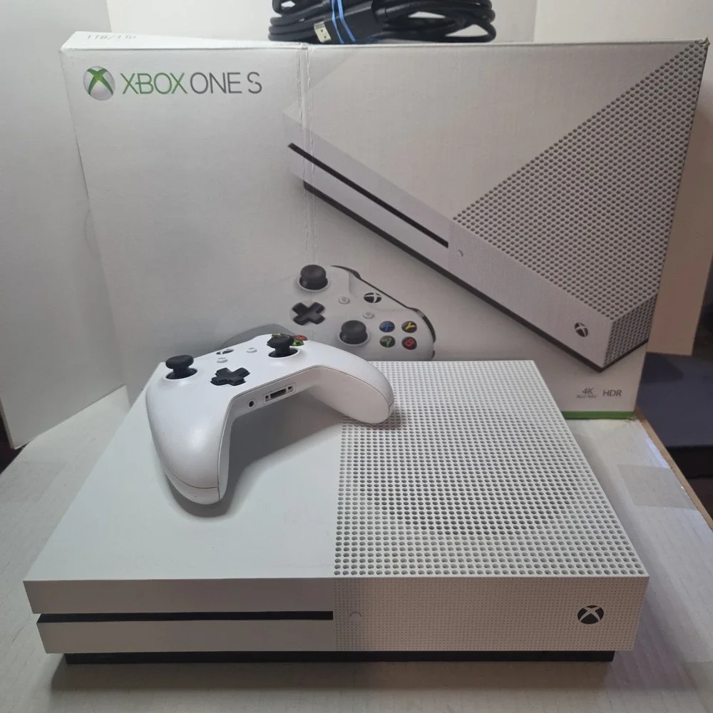 Microsoft Xbox One S 1TB Video Game Console - white